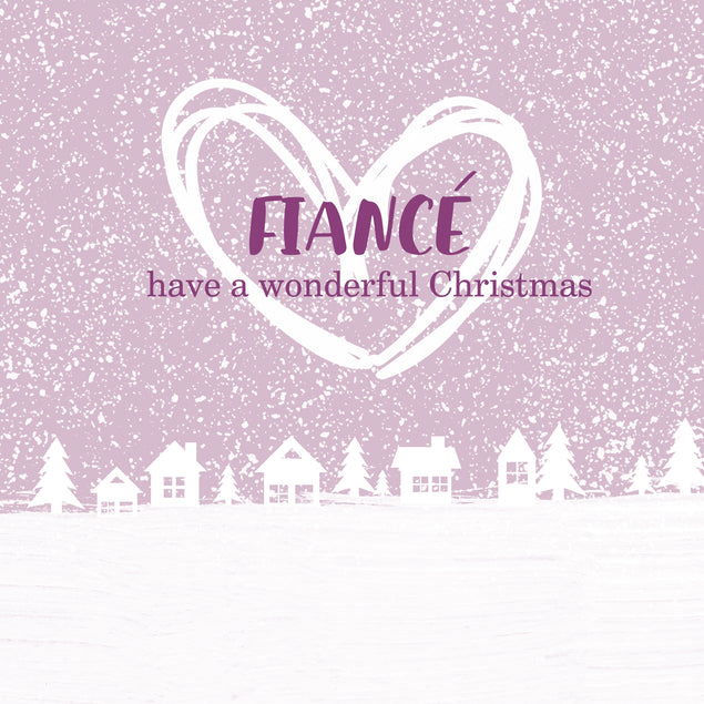 Purple Merry Christmas To Fiance