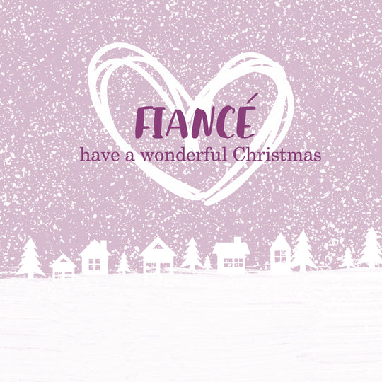 Purple Merry Christmas To Fiance