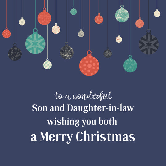 Wishing You Both Merry Christmas To Son And Daughter-in-law