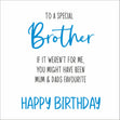 To a special brother - 1