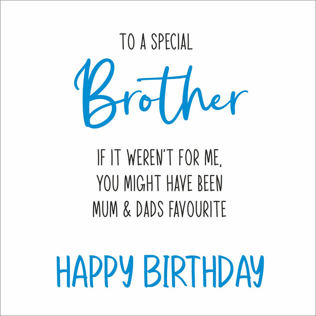 To a special brother - 1