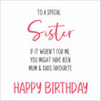 To a special sister - 1
