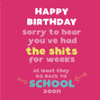 Sorry You’ve Had The Shits Birthday - 1