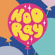 Hooray Colourful Balloons Card