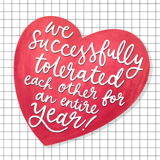 We Tolerated Each Other Card