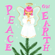 Peace And Joy Cute Angel Christmas Card