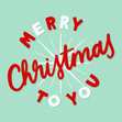 Merry Christmas To You Green Minimalist Card Seo_Minimalistic