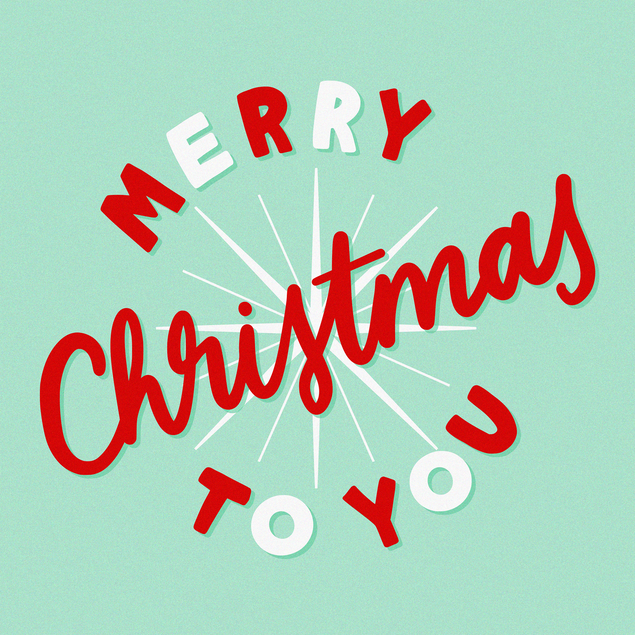Merry Christmas To You Green Minimalist Card Seo_Minimalistic