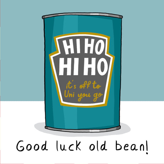 Off To Uni You Go Good Luck Card