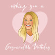 Gwyneth Paltrow Birthday Card Topical Card for Her - 1