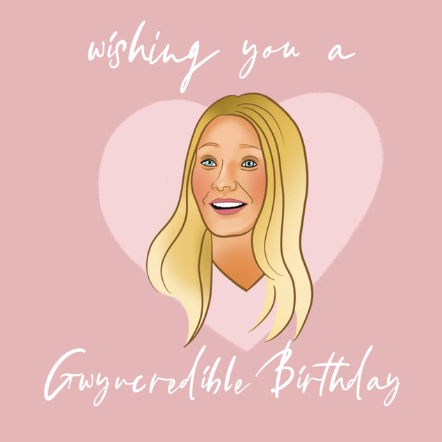 Gwyneth Paltrow Birthday Card Topical Card for Her - 1