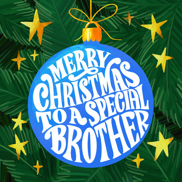 Christmas Card For Brother - 1