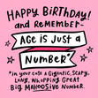 Age Is Just A Number Card - 1