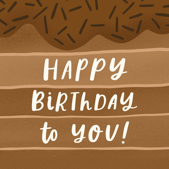 Happy Birthday Chocolate Lover Card