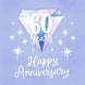 Shining Diamond 60th Wedding Anniversary Card