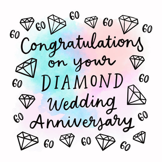 Congratulations 60th Wedding Anniversary Card
