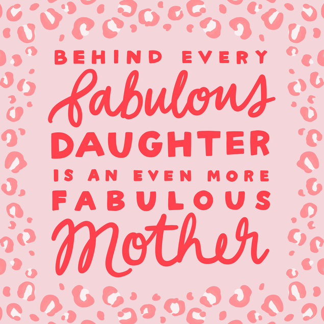 Fabulous Mother Pink Animal Print Modern - 1