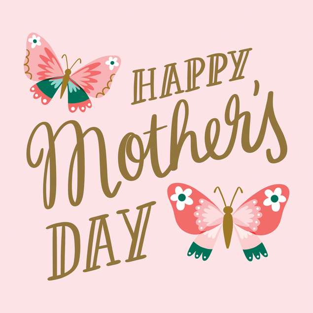Pink Butterflies Mother's Day Card – Boomf
