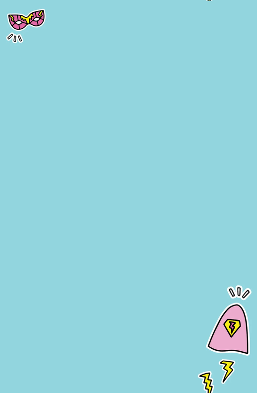 Giftbox Background Blue Superpower