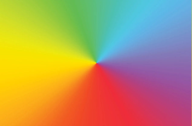 Giftbox Background Blurry Rainbow
