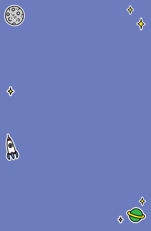 Cannon Background Blue Rocket And Moon