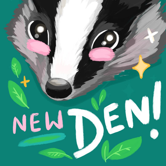 Badger Den New Home Card