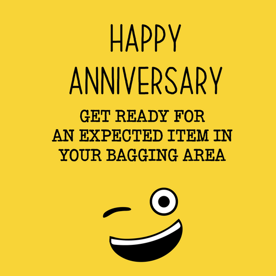 An Expected Item In Bagging Area Card