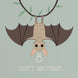 Cute Little Bat Happy 8th Birthday