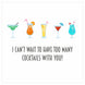 Too Many Cocktails Card