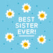 Best Sister Ever Birthday Card