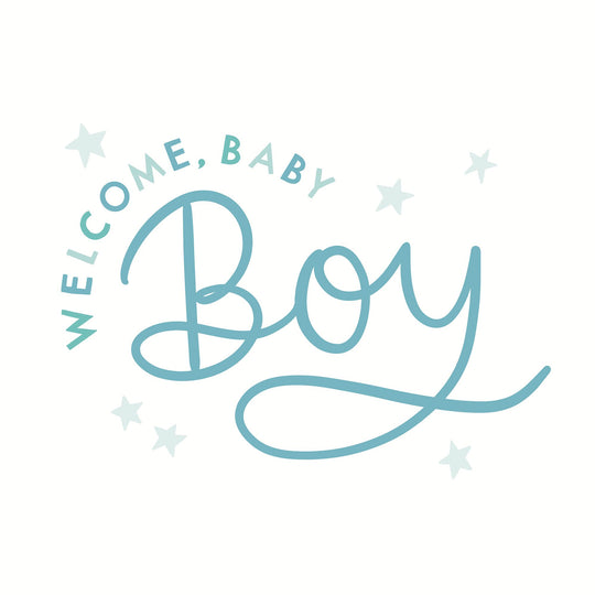 Welcome Baby Boy Card