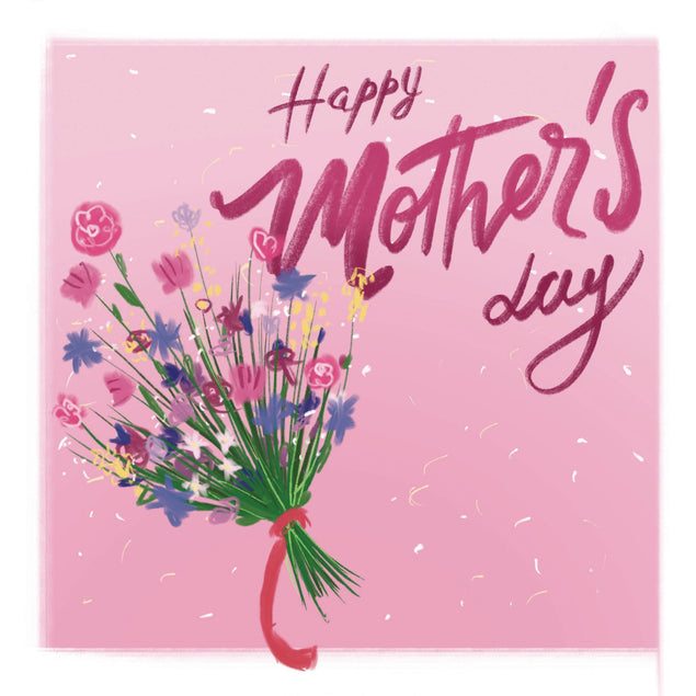 Happy Mother's Day Flower Bouquet Card