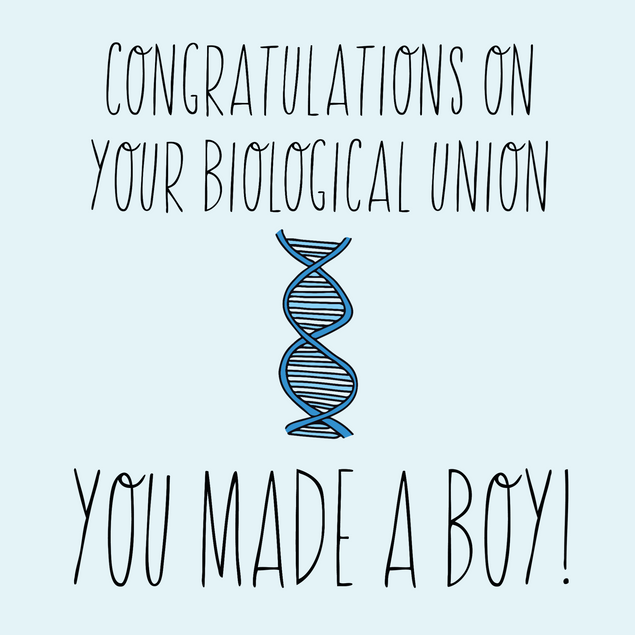 Congratulations On Your Biological Union Boy - 1
