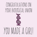 Congratulations On Your Biological Union Card