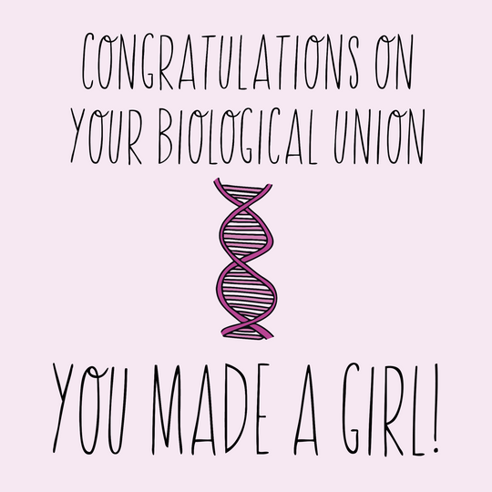 Congratulations On Your Biological Union Card