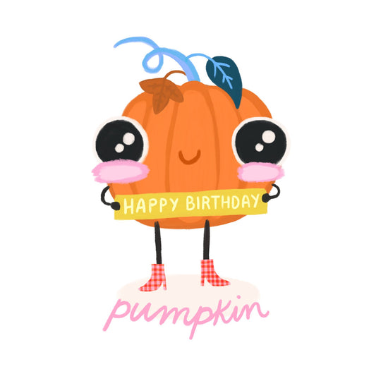Birthday Pumpkin Card