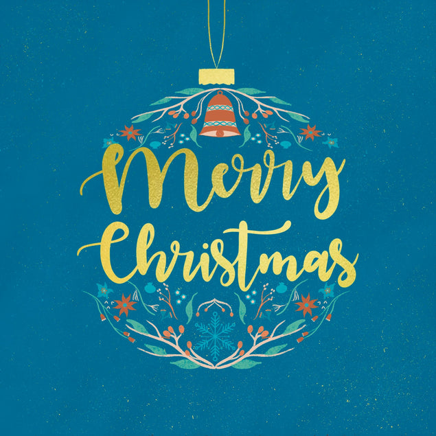 Merry Christmas In Gold Card