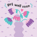 Get Well Soon Purple Flowers