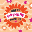 Happy Birthday Auntie Beautiful Flowers - 1