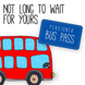 Pensioner Bus Pass Card