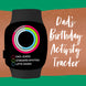Dad's Birthday Activity Tracker Card