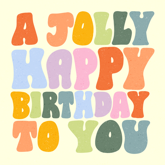 Jolly Birthday Card