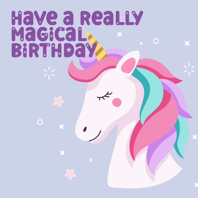 Really Magical Birthday Unicorn - 1