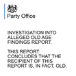 Government Party Office Report Old Age - 1