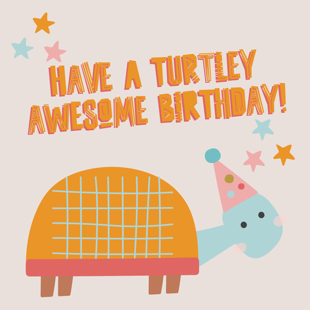 Turtley Awesome Birthday - 1