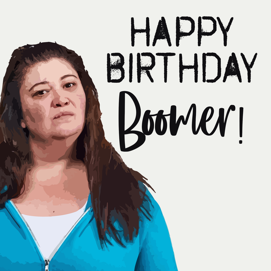 Wentworth Boomer Birthday Card