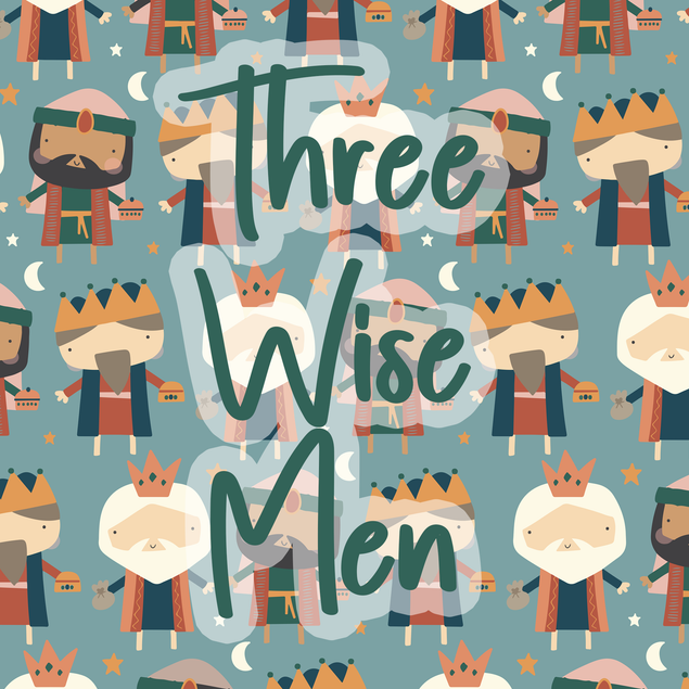Three Wise Men Christmas greeting card - 1