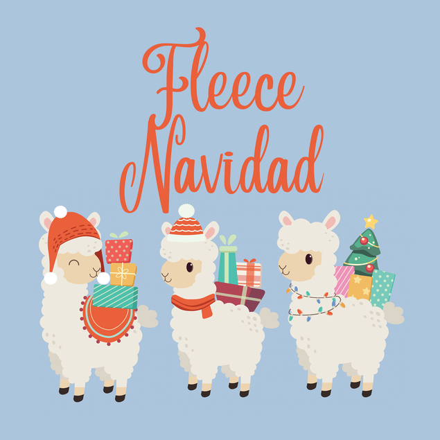 Fleece Navidad Christmas - 1