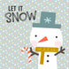 Let It Snow Christmas Card