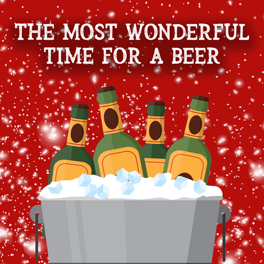 Most Wonderful Time For A Beer Christmas Card